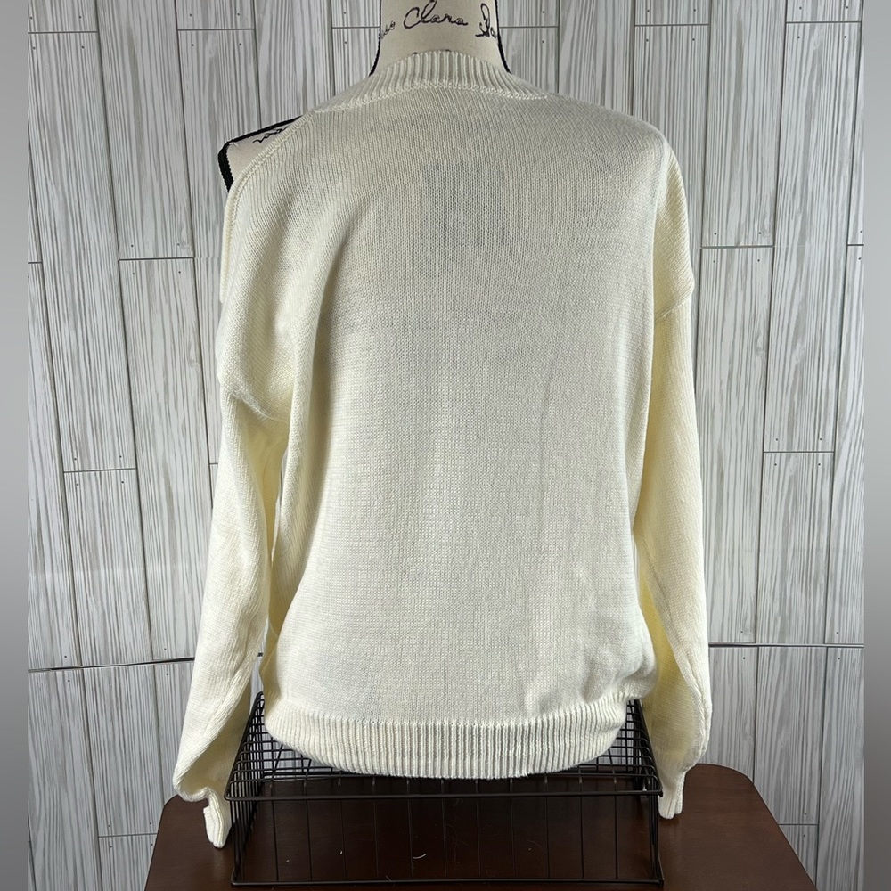 Shein Single Cold Shoulder Light Sweater - Picture 2 of 6